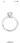 Diamond ring with a large diamond on a white background, 14k, white gold, 1.07 carat, brilliant cut