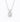 Diamond pendant on a chain against a white background [rope]