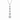 Diamond necklace with four round diamonds on a white background