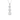 White gold necklace with three diamond pendants on a white background