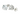 White gold stud earrings with clear gemstones on a white background