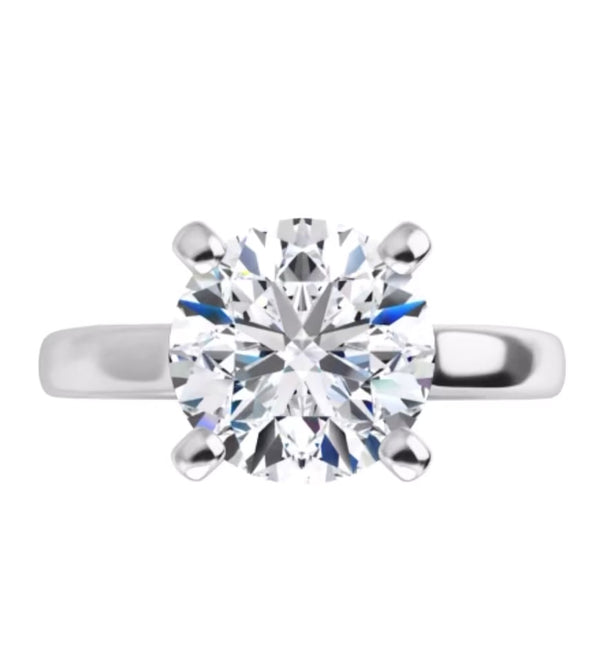 360 View Lab Grown Diamond Ring White Gold