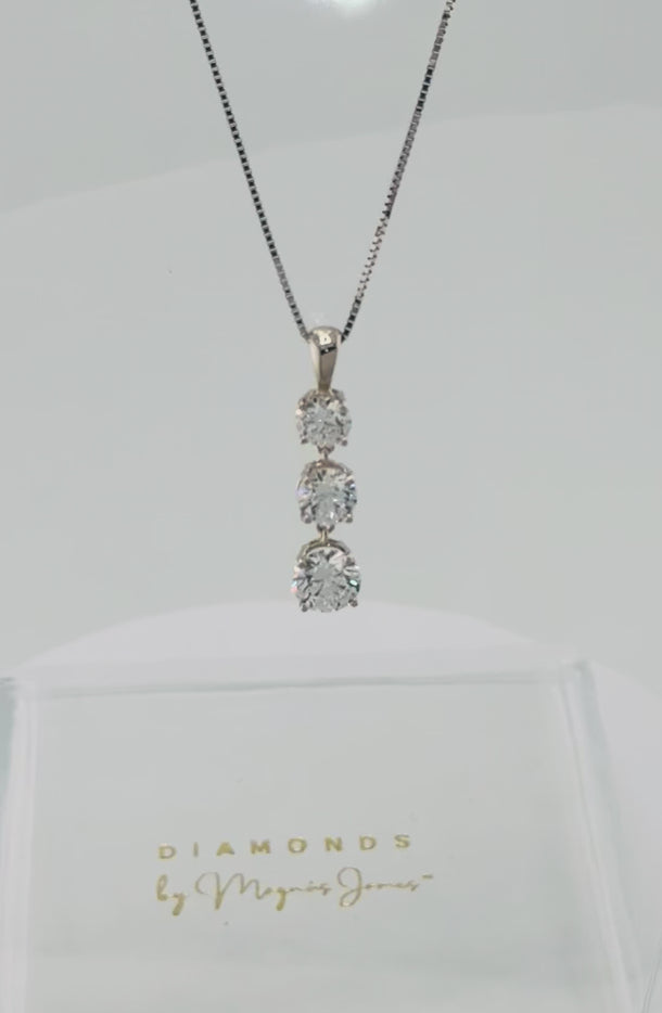 360 View Lab Grown Diamond Trinita Pendant