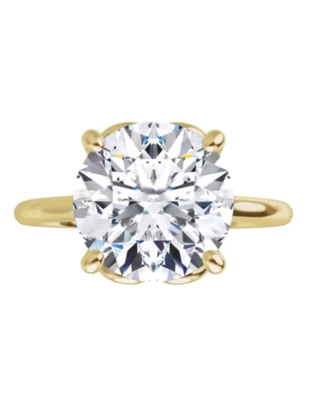 360 View Lab Grown Gold Diamond Ever & Ever Ring