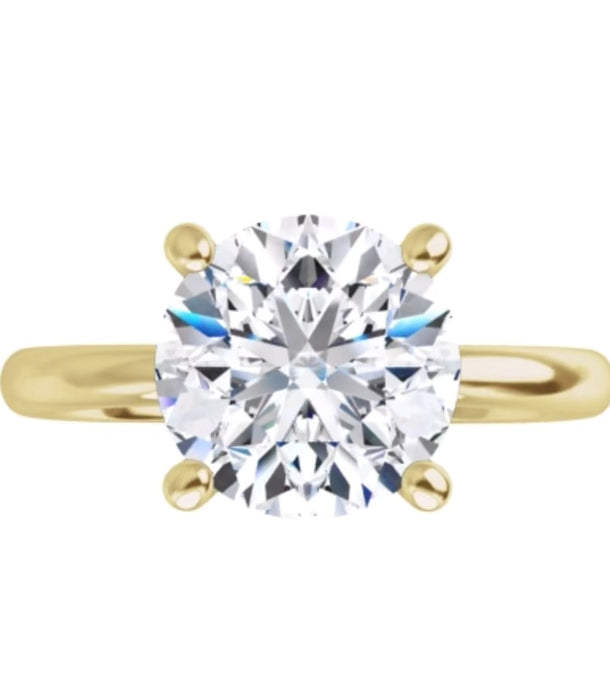 360 View Lab Grown Gold Diamond Vivea Ring